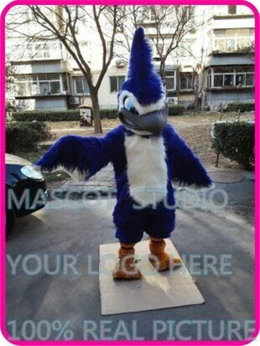 Disfraz de Mascota Águila Azul Traje Juegos con disfraces Fiesta Juego Vestido Conjunto Halloween Adulto Foto 2 de 4
