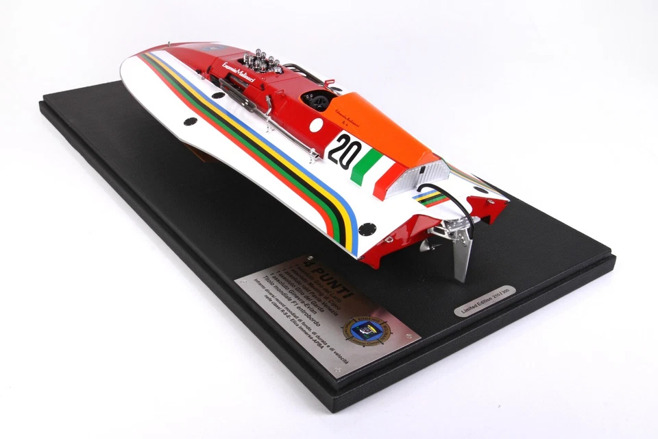 FER003 BBR 1/18 Eugenio Molinari 4 Punti motorboat Limited Edition - Immagine 4 di 4