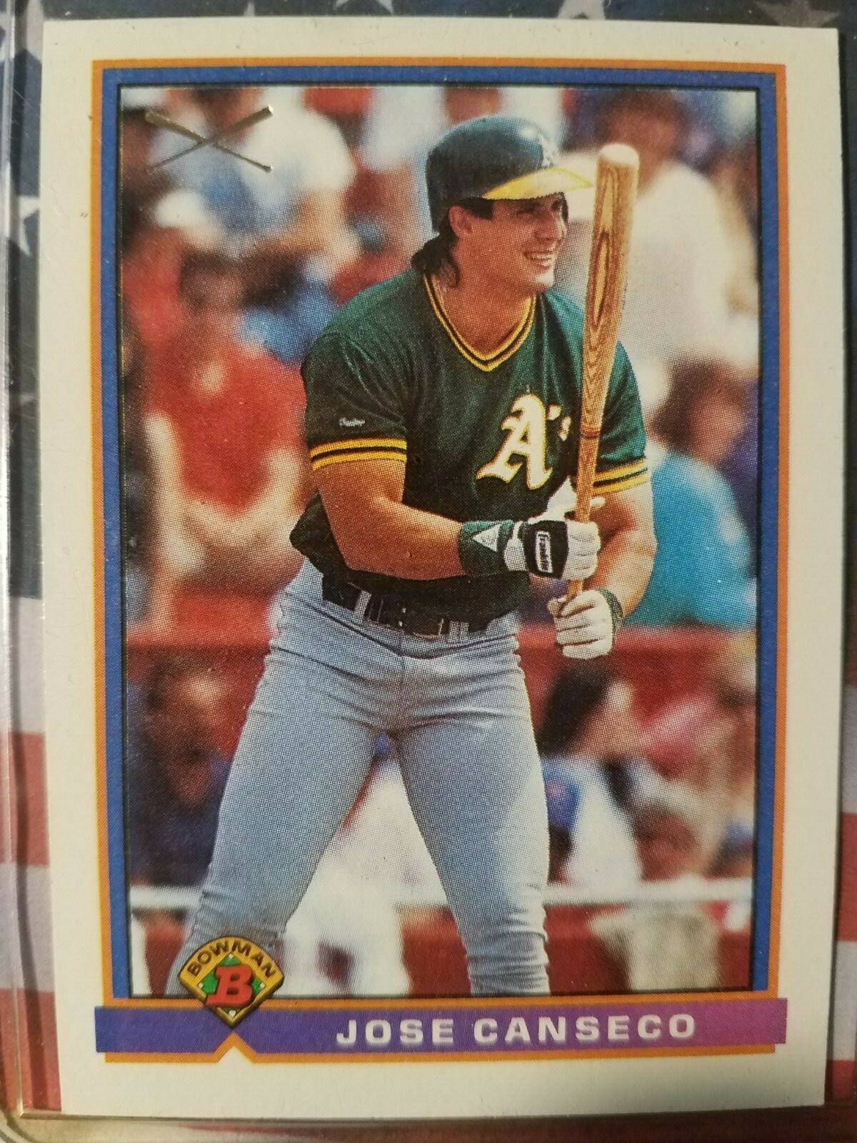 JOSE CANSECO A'S 1991 BOWMAN CARD #372 | eBay