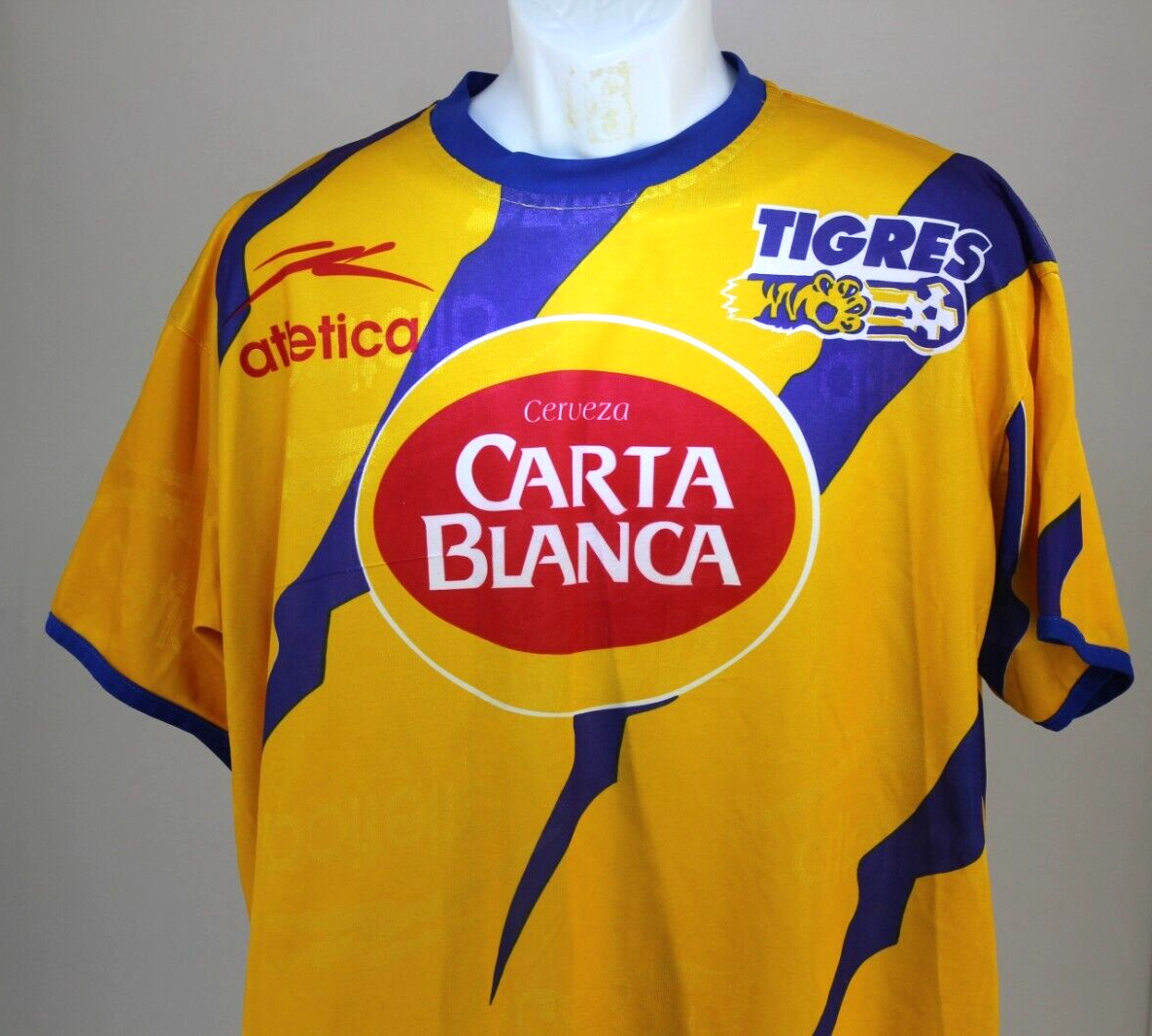Tigres UANL jersey 100% authentic ATLETICA Jersey Size Large 1996
