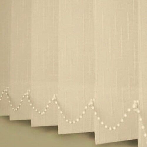 Vertical blinds non blackout spring Cream pattern Made to Measure up to 400cm Popularna wyprzedaż, okazja