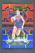 Celeste Taylor 2024 Panini Select WNBA Red and Blue Prizms Mercury #/399 #16