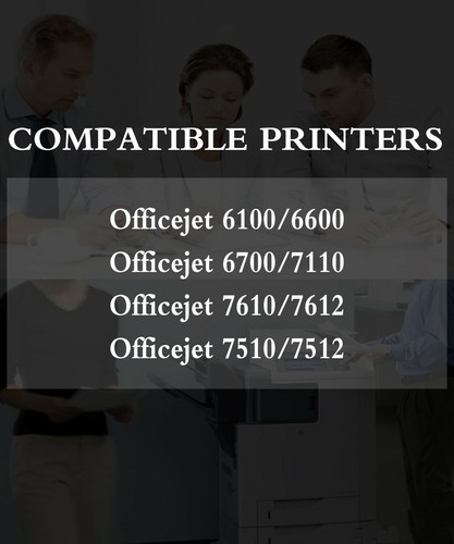 3 PK 933 Color Ink Cartridge High Yield for Officejet 7510 6600 7512 - 第 2/2 張圖片