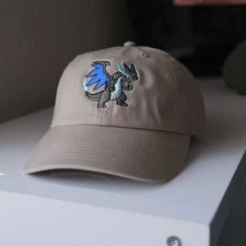 Shiny Mega Charizard X Anime Embroidered Cap Dad Hat