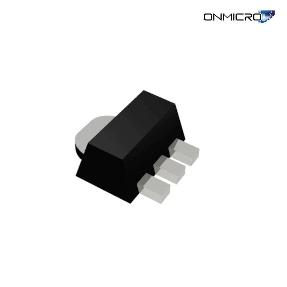 10 Stück HT7333-A Spannungsregler LDO 3,3V 250mA 90mV Drop TO92 SOT89 - Bild 2 von 4