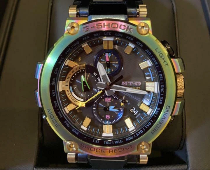 Casio G Shock MTG B1000RB 2AJR 20th Anniversary Edition watch Luna