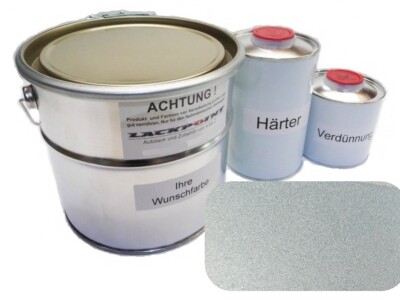 5 Liter Set 2K Car Paint Mc 272 Cobalt Blue Metallic No Clear Varnish Lackpoint