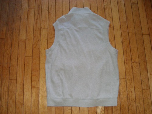 TOMMY BAHAMA MEN'S 100% COTTON ZIP UP SWEATER VEST SIZE MEDIUM HARDLY WORN! - Picture 9 of 11