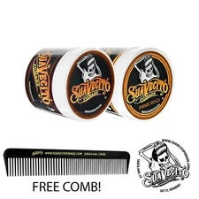Suavecito Pomade Firme and Original Hold Double Deal 2 Pack 4 oz. Cans