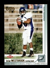 2002 Pacific Heads Update #131 Brian Westbrook Rookie Philadelphia Eagles