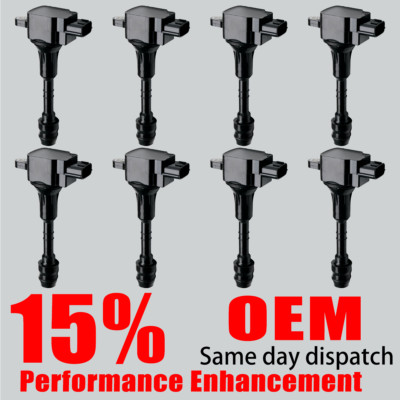 8X OEM Ignition Coil for Nissan Armada Titan Infiniti 5.6L V8 22448-7S015 UF510