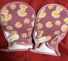 2pcs Aimisin Skin Cleansing Exfoliating Natural Loofah Bath Gloves Shower Mitt