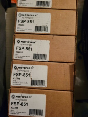 NOTIFIER FSP-851 PHOTOELECTRIC SMOKE DETECTOR REPLACES FSP-751 FREE SHIPPING