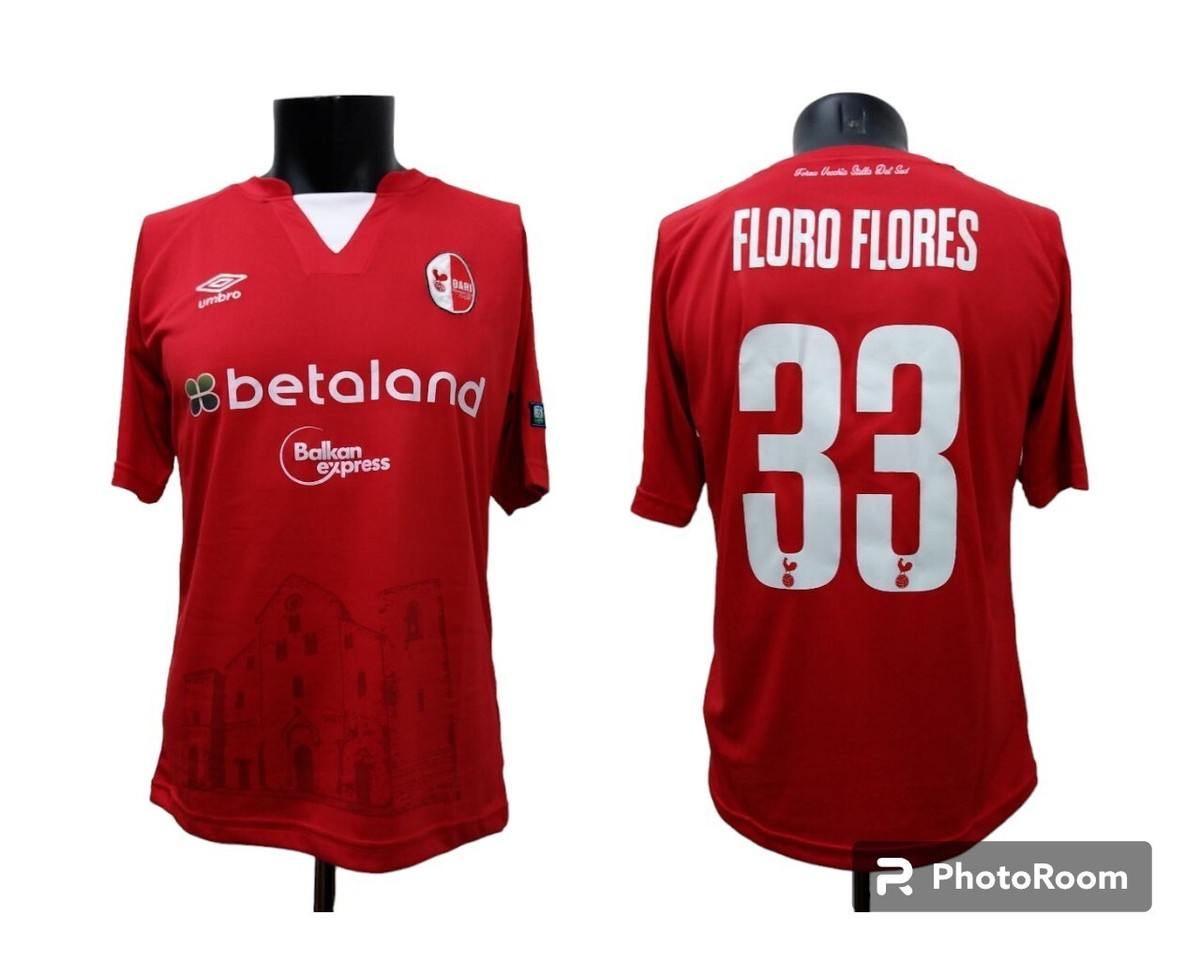 Maglia Bari Floro Flores 16-17 shirt bari jersey Bari match worn calcio bari