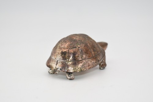 Heavyweight 393g Bronze Silverplated Detailed Tortoise by R.H. - Picture 4 of 5
