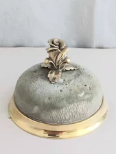 Vintage Tiffany & Co Sterling Pin Cushion w/ Rose and Gold Wash sterling Base