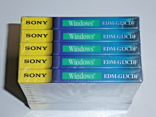 5x Sony Magneto S-Line Cartidge EDM-G13C 1.3GB 3,5" MO Disk GIGAMO Diskette NEU - Bild 3 von 3