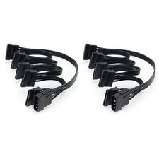 2X 4Pin IDE to 5-Port Supply Cable 4Pin to Multi Port 18AWG Wire 1339