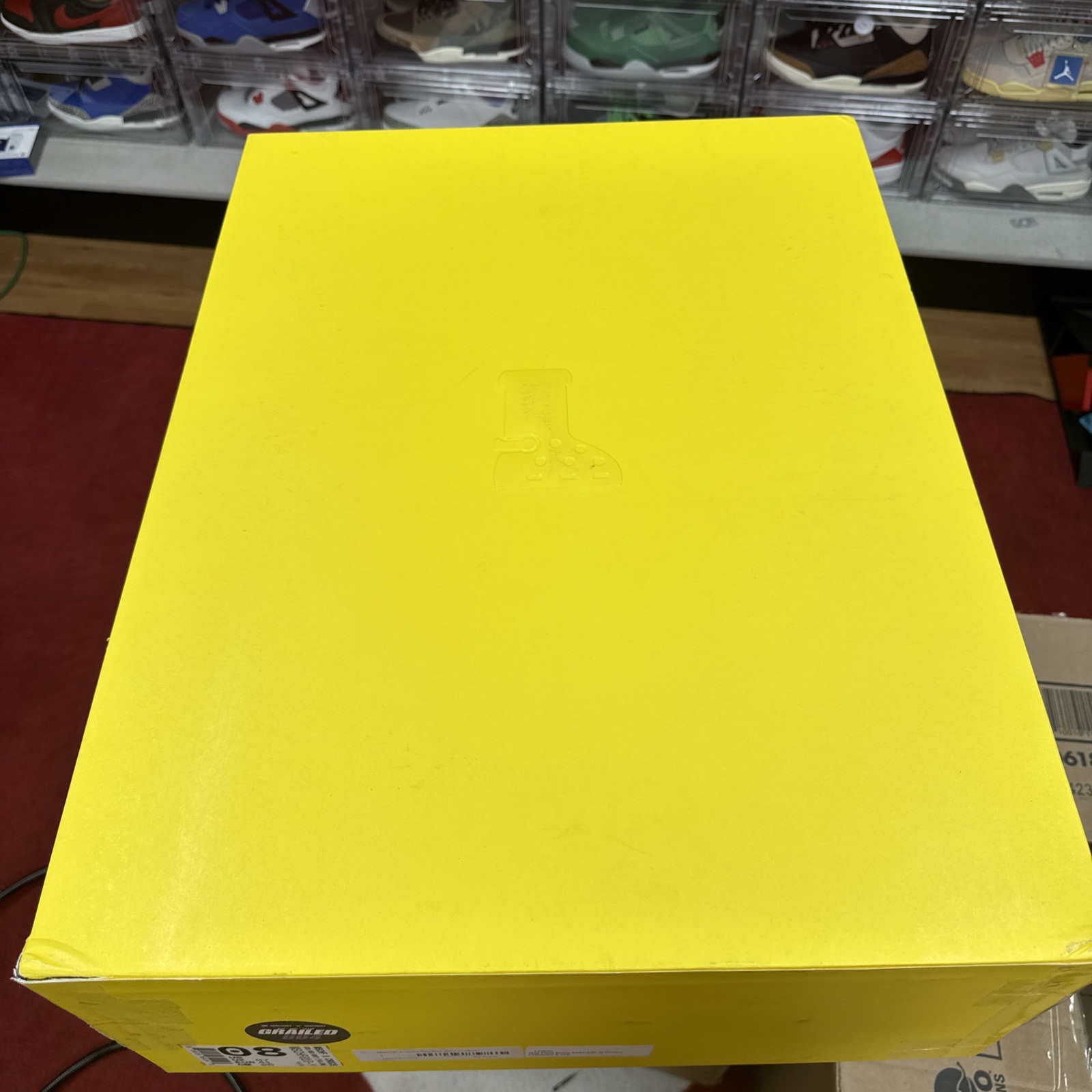 MSCHF Crocs, Big Red Boot Yellow Size 8 Men’s image 2