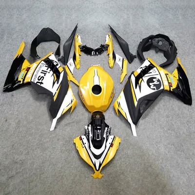 CV Injection Gold Black Fairing Fit for 2013-2017 Kawasaki Ninja EX300 a047