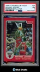 1996 STADIUM CLUB FINEST #24 MICHAEL JORDAN STAR RC REPRINT REFRACTOR PSA 7