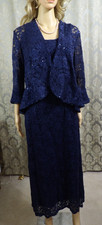 R M Richards Mother Of The Bride/groom 2 Piece Dress With Matching Jacket sz16