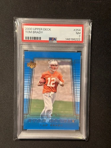 Tom Brady 2000 Upper Deck UD Star Rookie #254 New England Patriots RC NM PSA 7