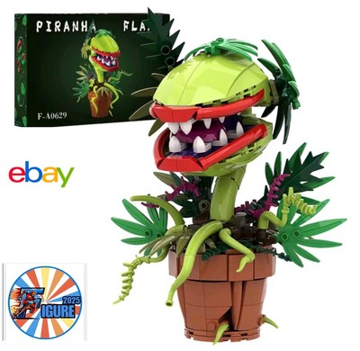 LEGO BLOCKS BUILD STYLE FIGUREN FLEISCHFRESSENDE PFLANZE TOLLER VISUELLER EFFEKT GESCHENK  
