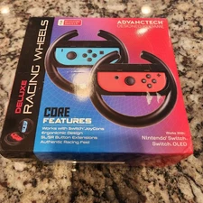 Advantech Deluxe Racing Wheels for Nintendo Switch Work  With Switch Joycons NIB