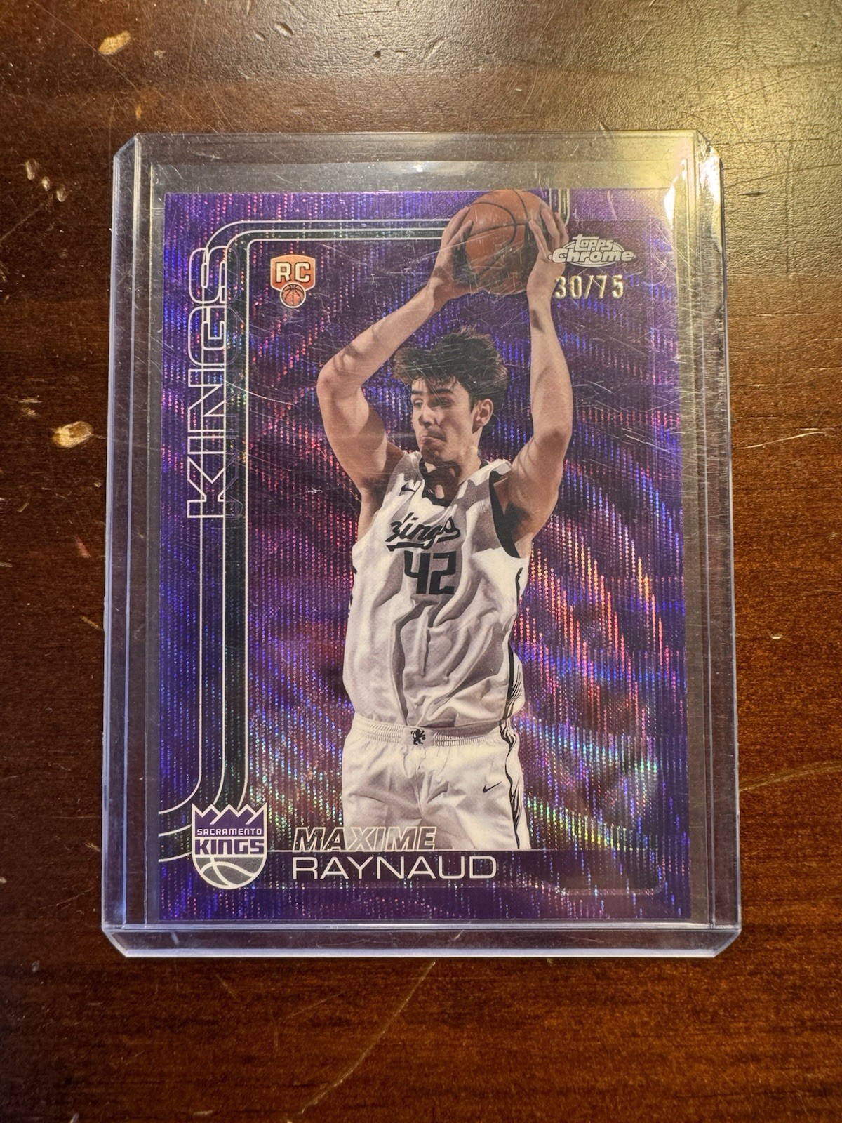 2025-26 Topps Chrome - Maxime Raynaud #293 Purple Refractor /75 (RC)