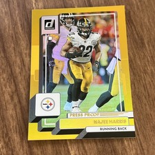 Najee Harris 2022 Donruss Premium Press Proof Gold #219 Pittsburgh Steelers