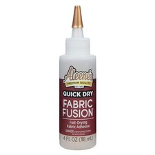 Aleene's Quick Dry fabric Fusion Permanent Fabric Adhesive, 4-Ounce 4 Ounces