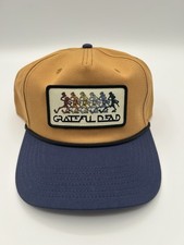 Grateful Dead Men's Dancing Skeleton Snapback Sport Hat - New OSFM