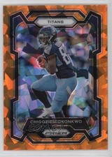 2023 Panini Prizm Orange Ice Prizm Chigoziem Okonkwo #288 11ds
