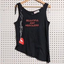Vintage 2005 Sin City Beautiful And Merciless Tank Top USA Made XL Women's