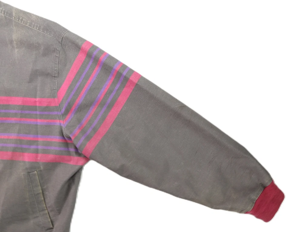 Abrigo Chaqueta De Lona BRUSHPOPPER Gris Rosa Grande De Colección Wrangler EE. UU. Para Hombre Foto 4 de 4
