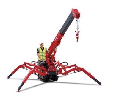 Spydercrane URW295 Spider Crane 6,450 lbs Capacity 28.4 ft Boom Length