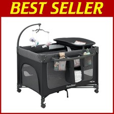 Portable 3-in-1 Playard for Babies - Heavy-Duty Steel Frame