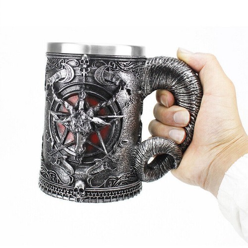 Game of Thrones Creative 3D Beer Mug Goblet Coffee Cup 304 Stainless Steel Cups - Picture 20 of 42