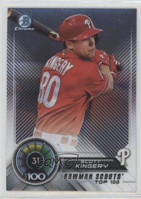 2018 Bowman Scouts' Top 100 Scott Kingery #BTP-31 Rookie RC 0c6