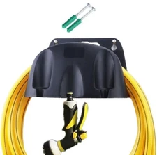 Garden Hose Reel Wall Mount Holder for Yard Organization - Premium Plastic Water