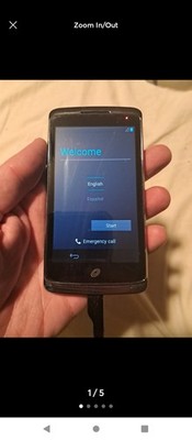 UMX Android CDMA Bar Smartphone 2.0MP Camera Black and Gray Cell Phone