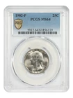 1982-P 25C PCGS MS64 - Washington Quarter