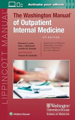 WASH MANUAL OUTPATIENT INTERN MED 3E by Maureen Lyons Paperback Self Help