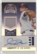 2015 Stars and Stripes Longevity Sapphire Signatures 9/25 Joe DeMers Auto 03xg