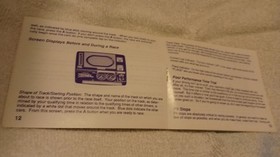 NES Days of Thunder *INSTRUCTION MANUAL ONLY* 