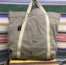 EUC Polo Ralph Lauren Safari Tote Bag Super R...