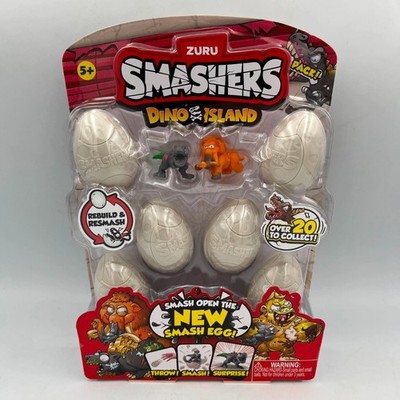 ZURU Smashers Dino Island Actionfigur 8er Pack Throw! Smash! Überraschung! Alter 5+ 