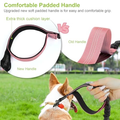 Hands Free Dog Leash, Waist Leash for Dog Walking, Running, Jogging, Waist