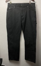 Mens Sz 33x32 Dickies Carpenter 5 Pocket Work Pants Black